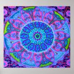 New Blue Mandala Poster 4