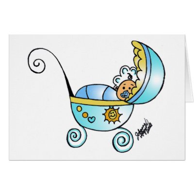 new born baby greeting card by Chocolate_honeybee
