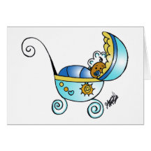 new born baby greeting card