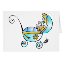 new born baby greeting card
