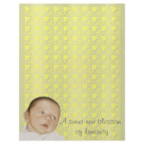 New born Baby letterhead