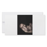 new born baby custom photo card