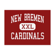 New Bremen - Cardinals - High - New Bremen Ohio postcards by customteamsportswear New Bremen - Cardinals - High - New Bremen Ohio postcards