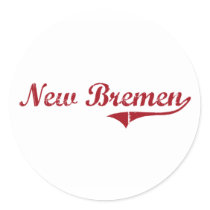 New Bremen Ohio Classic Design Stickers