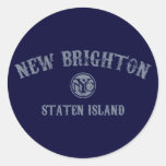 New Brighton Round Stickers