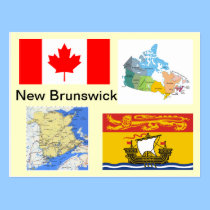 New Brunswick Canada postcards
