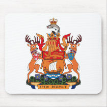 New Brunswick Coat of Arms Mousepad by FlagTshirts New Brunswick Coat of Arms Mousepad