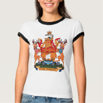 New Brunswick Coat of Arms T-shirt by FlagTshirts New Brunswick Coat of Arms T-shirt