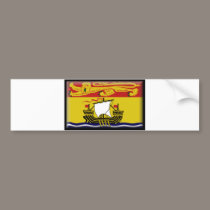 New Brunswick Flag bumper stickers