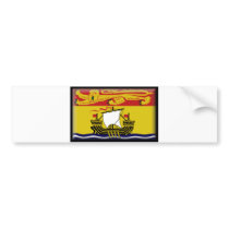 New Brunswick Flag bumper stickers