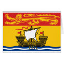 NEW BRUNSWICK FLAG cards by flagshirts NEW BRUNSWICK FLAG cards