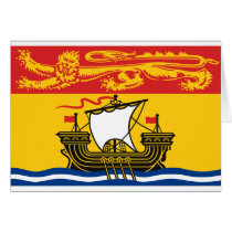 NEW BRUNSWICK FLAG cards by flagshirts NEW BRUNSWICK FLAG cards