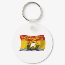 New Brunswick Flag Keychain