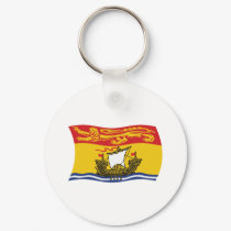 New Brunswick Flag Keychain