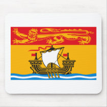 New Brunswick Flag Mousepad by FlagTshirts New Brunswick Flag Mousepad