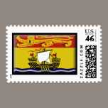 New Brunswick Flag postage