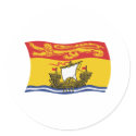 New Brunswick Flag Sticker by livingflags New Brunswick Flag Sticker