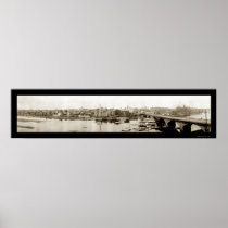 New Brunswick, NJ Photo 1913 Print