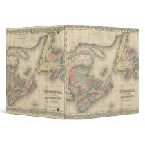 New Brunswick, Nova Scotia, Newfoundland 2 3 Ring Binder
