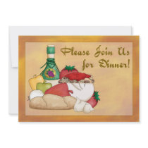 New! Buon Appetito Dinner Invitation by myhmdesigns New! Buon Appetito Dinner Invitation