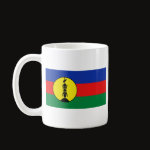 New Caledonia Flag Map Classic Mug