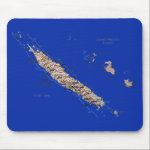 New Caledonia Map Mousepad