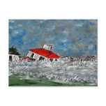 New Canal Light In Storm Postcard