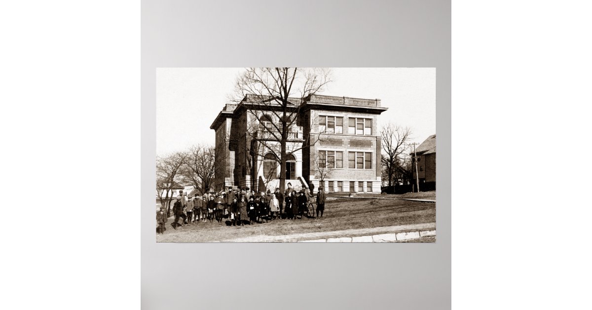 New Castle Indiana Holland Elementary School Poster Zazzle