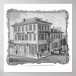 New Castle Indiana Taylor House Poster