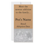 New Cat Photo Announcement Personalized Photo Card