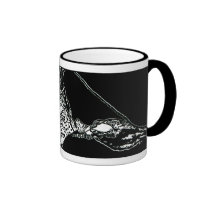 NEW!! "Cochlear Duct"  Block Print Mug mugs