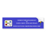 New Creation Blue Bumper Sticker -... - Customized