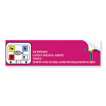 New Creation Red Bumper Stickers bumper stickers