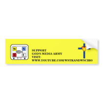 New Creation Yellow Bumper bumper stickers