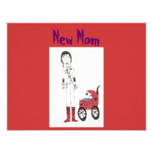 New Creepy Mom Personalized Invitation
