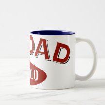 New Dad 2010 Coffee Mugs
