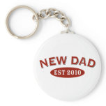 New Dad 2010 Keychains