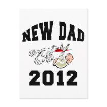 New Dad 2012 Postcard