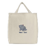 New Dad -  boy Canvas Bag
