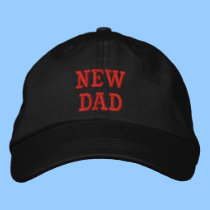 New Dad Embroidered Baseball Cap embroidered hats