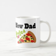 New Dad (Funny) Pizza Coffee Mug