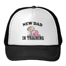 New Dad Girl Trucker Hats