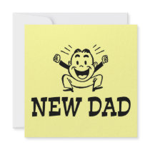 New Dad invitations