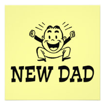 New Dad Invitations