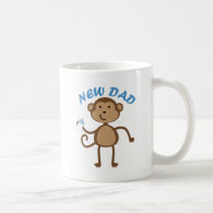 New Dad Monkey Coffee Mug