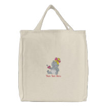 New Dad  or Mom - Girl embroidered bags