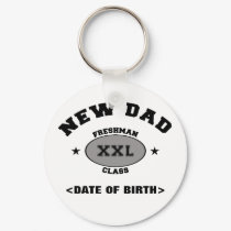 New Dad Personalized Gift XXL keychains