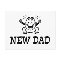New Dad postcards