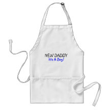 New Daddy Its A Boy Blue Apron