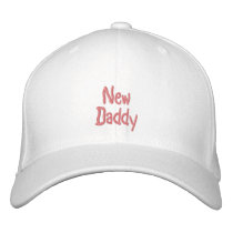 New, Daddy-Pink(Girl)-Embroidered Hat embroidered hats by pammys New, Daddy-Pink(Girl)-Embroidered Hat embroidered hats